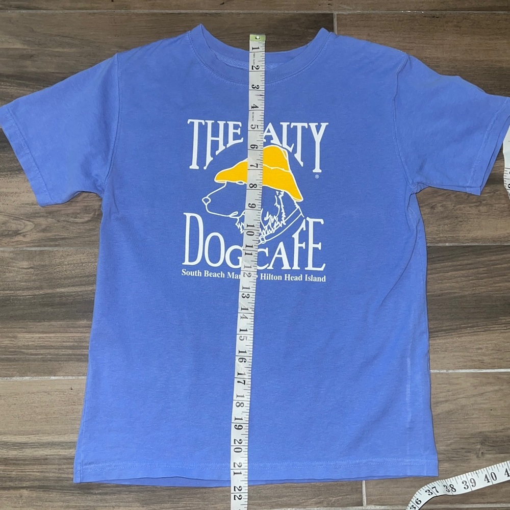 The Salty Dog Cafe Tee Youth Medium Periwinkle Blue Unisex - Picture 8 of 13